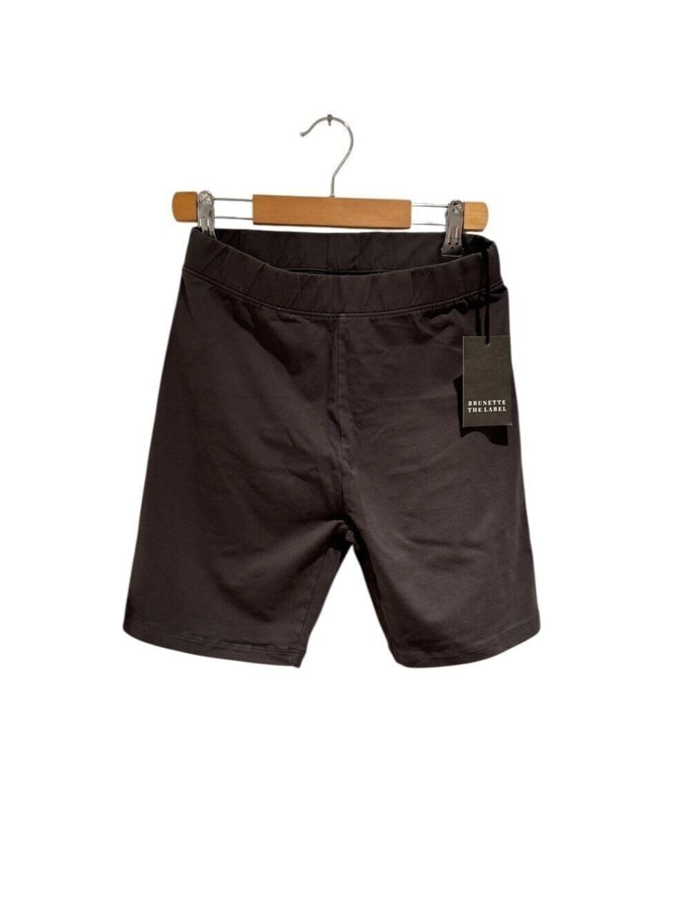 BRUNETTE THE LABEL charcoal bike shorts - NWT - size S/M